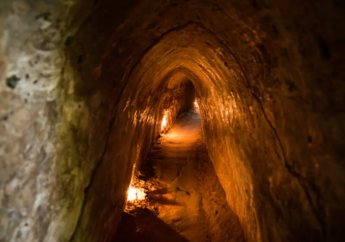 Inside the Cu Chi Tunnels