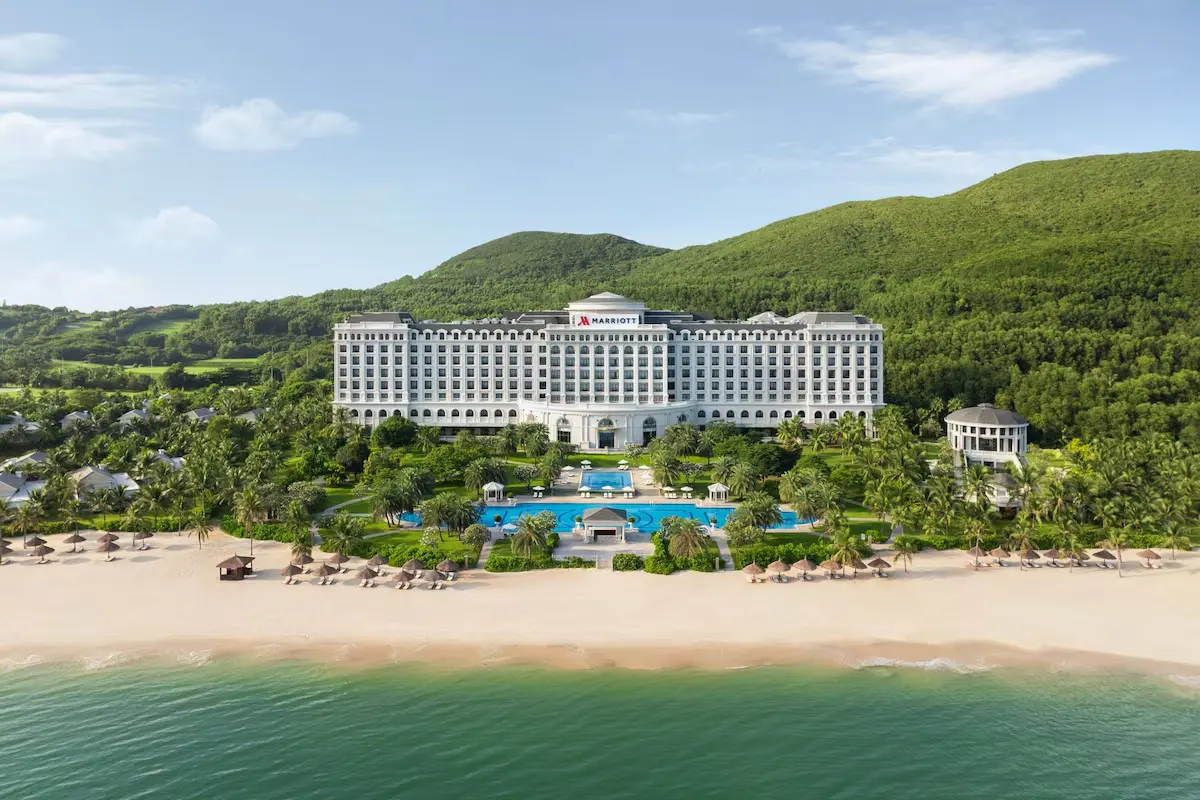 JW Marriott Cam Ranh Bay resort aerial