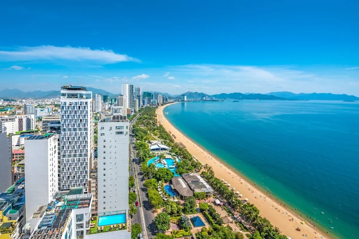 Nha Trang Beach and waterfront
