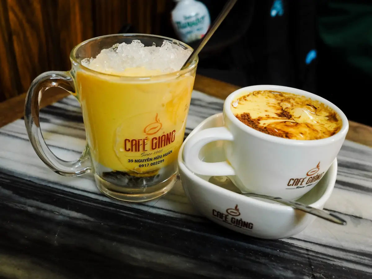 Hanoi egg coffee — signature coffee experience
