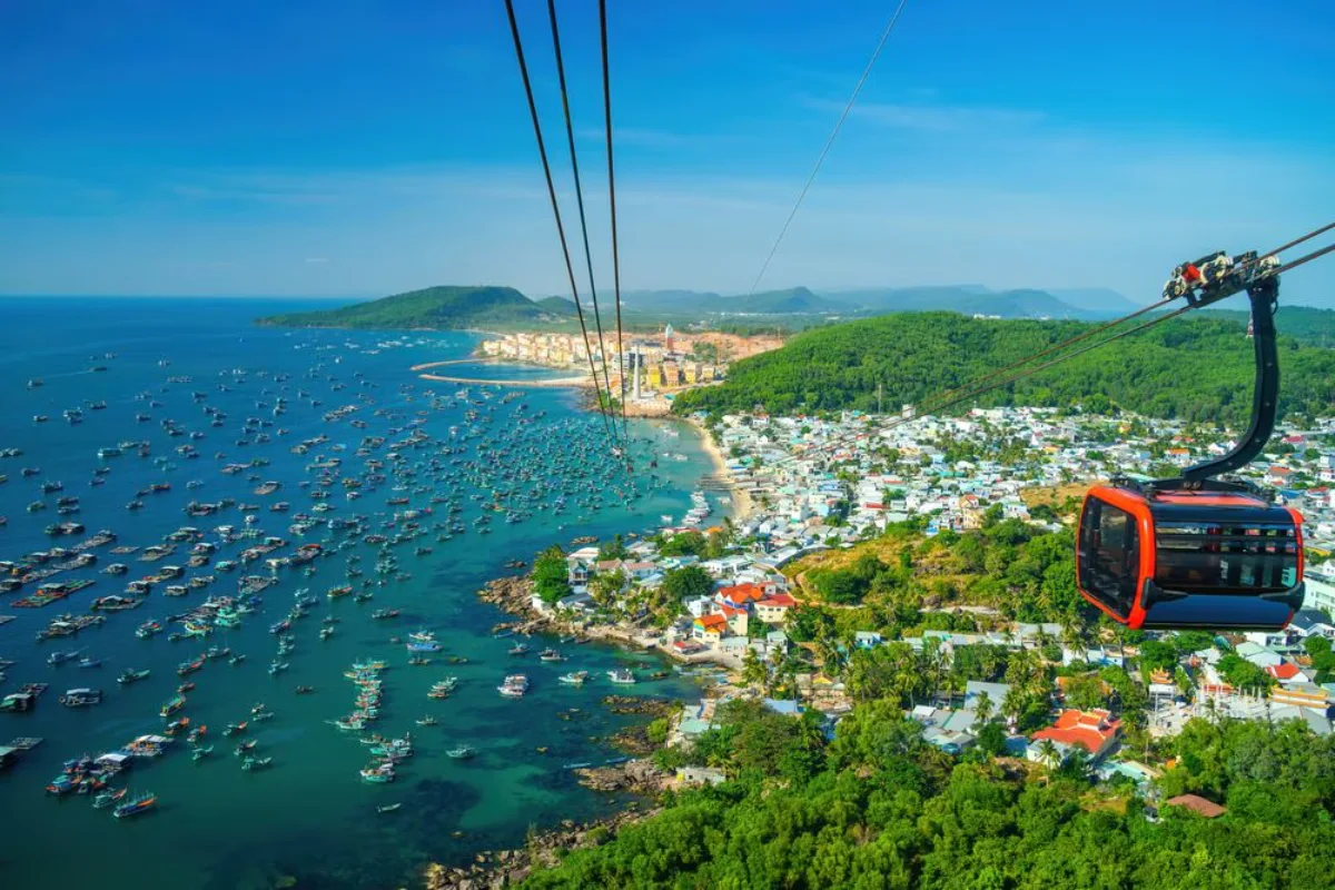 Hon Thom cable car in Phu Quoc